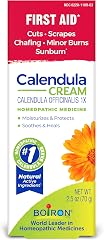Boiron Calendula Cream for First Aid, Minor Burns, Cuts, Scrapes, Insect Bits and Sunburn - 2.5 oz