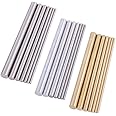 Swpeet 21Pcs Metal Round Rods Kit, 3 Kinds of Metal Materials Including Stainless Steel, Brass and Aluminum Perfect for for D