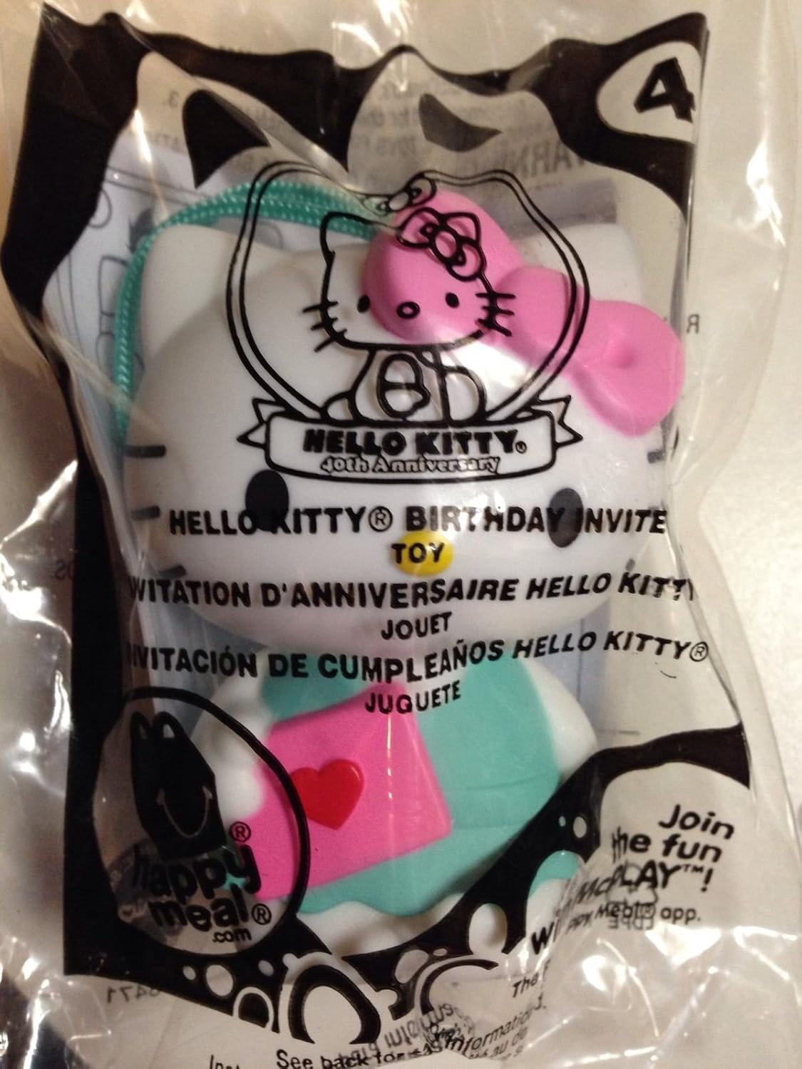 14 Mcdonalds Happy Meal Hello Kitty 4 Birthday Invite Toy Figures Amazon Canada