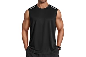 COOFANDY Men's Sleeveless Shirt Quick Dry Workout Tank Tops Gym Muscle T Shirts Sport Athletic Tanks Moisture Wicking