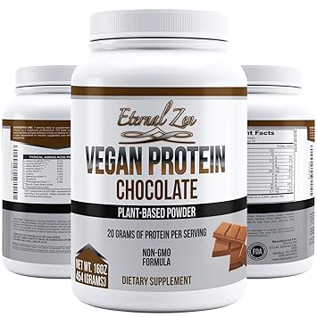  Vegan Chocolate Plant Based Protein Powder