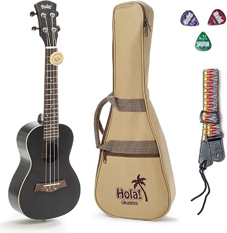 Hola! Music HM-124 + - Ukelele de concierto con cuerdas de ...