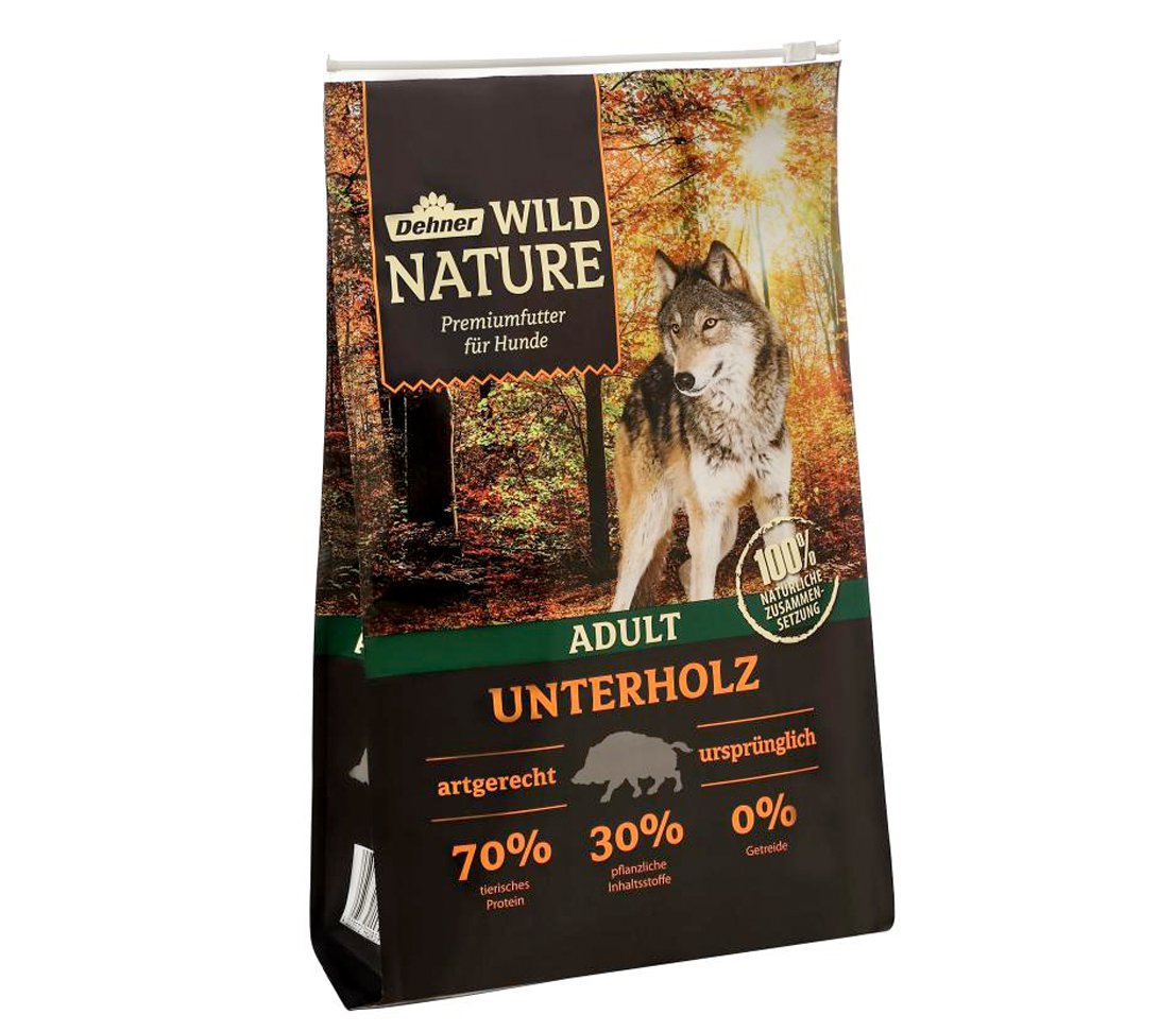 Dehner Nature Adult Dry Dog Food Undergrowth – Wild Boar