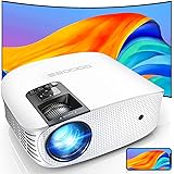 Projector with 5G WiFi and Bluetooth, GooDee Full HD 1080P Outdoor Portable Video Projector Support 4K, Home Theater Movie Pr