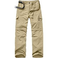 Amazon.com: Mens Hiking Pants Convertible Pants Zip Off boy Scout
