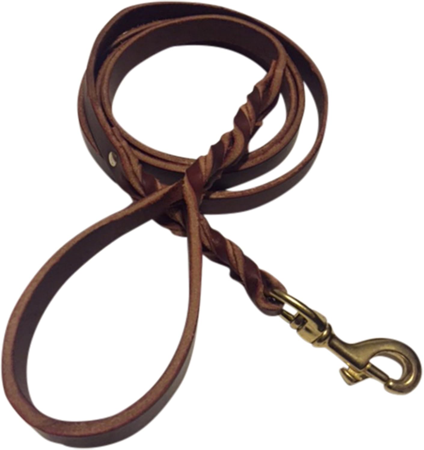 amish braided leather dog leash