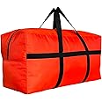 DoYiKe Extra Large Storage Duffle Bag with Zippers and Handles, Big Foldable Duffle Bag for Travel