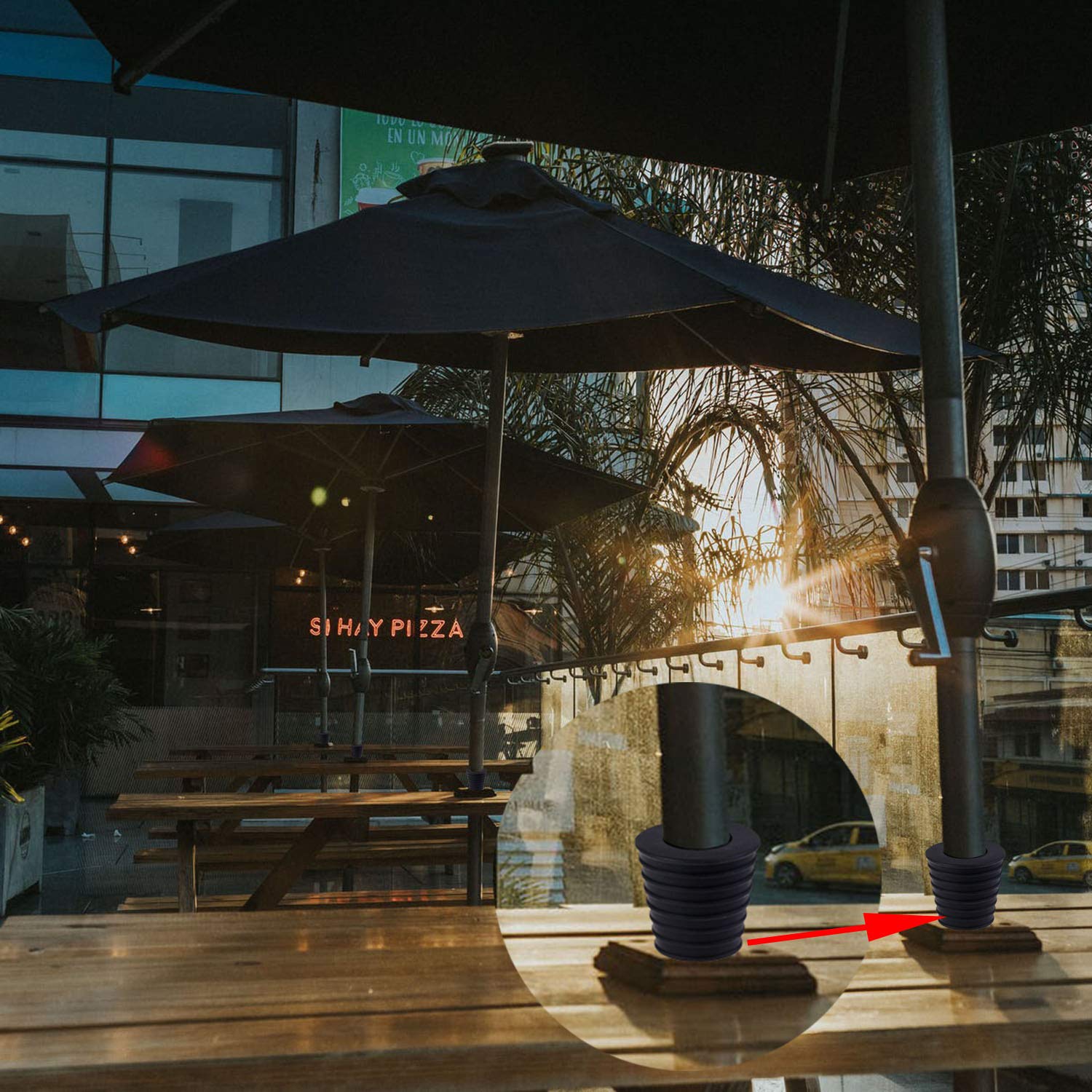 1.5 inch umbrella base