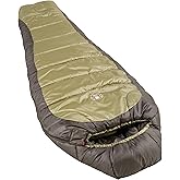 Coleman North Rim 0&deg;F Sleeping Bag, Cold-Weather Mummy Sleep Sack with No-Snag Zipper &amp; Adjustable Hood for Warmth &amp; Ventilation, Camping Sleeping Bag