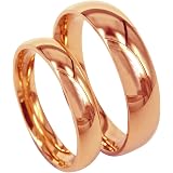 Gold Gala Fedine Sottili In Argento 925 Rodiato | Coppia Anelli Made In Italy (Taglie 8-30)