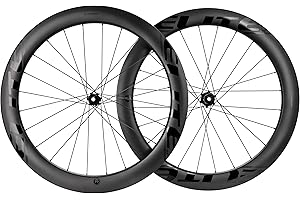 ELITEWHEELS Carbon Wheelset 700c Disc Brake UD Matte Carbon Fiber Road Bicycle Wheels 30/38/50/55/60/82mm Tubeless Clincher