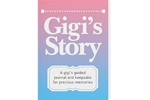 COCO & LAN Gigi's Story Journal: A Meaningful Keepsake for Gigi to Share Her Life Journey and Memories, Book Includes 250+ Prompt Questions, Sentimental Gifts Idea for Mother's Day, Birthday, Christmas