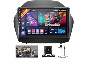 Inefala [4G+64G] Android 15 Car Radio for Hyundai Tucson IX35 2010-2015 with Wireless Carplay Android Auto, 10 Inch HD Touchs