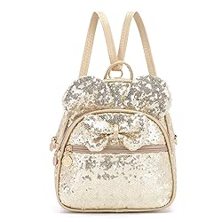KL928 Girls Bowknot Polka Dot Cute Mini Backpack