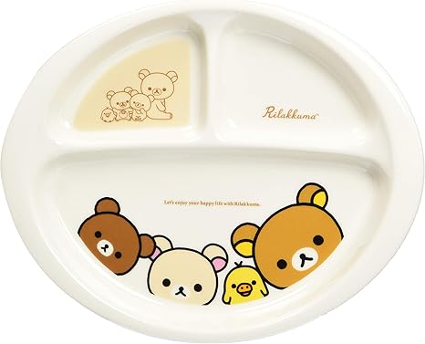 Amazon リラックマ ハッピーライフ ランチプレート 皿 23cm 子供用 食器 白 れんげ オンライン通販