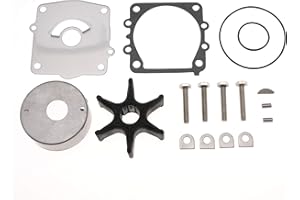 FUDORAY Water Pump Impeller Kit for Yamaha 150 175 200 225 250 300 HP V6 Outboard 1989-UP Replace 61A-W0078-01 18-3395