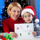 SULOLI Christmas Stamps 30PCS Kids Crafts Toddler Advent Calendar Fillers view 5