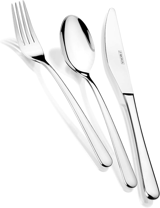 Pisa | Set de cubiertos de 24 piezas con cuchillo chuletero