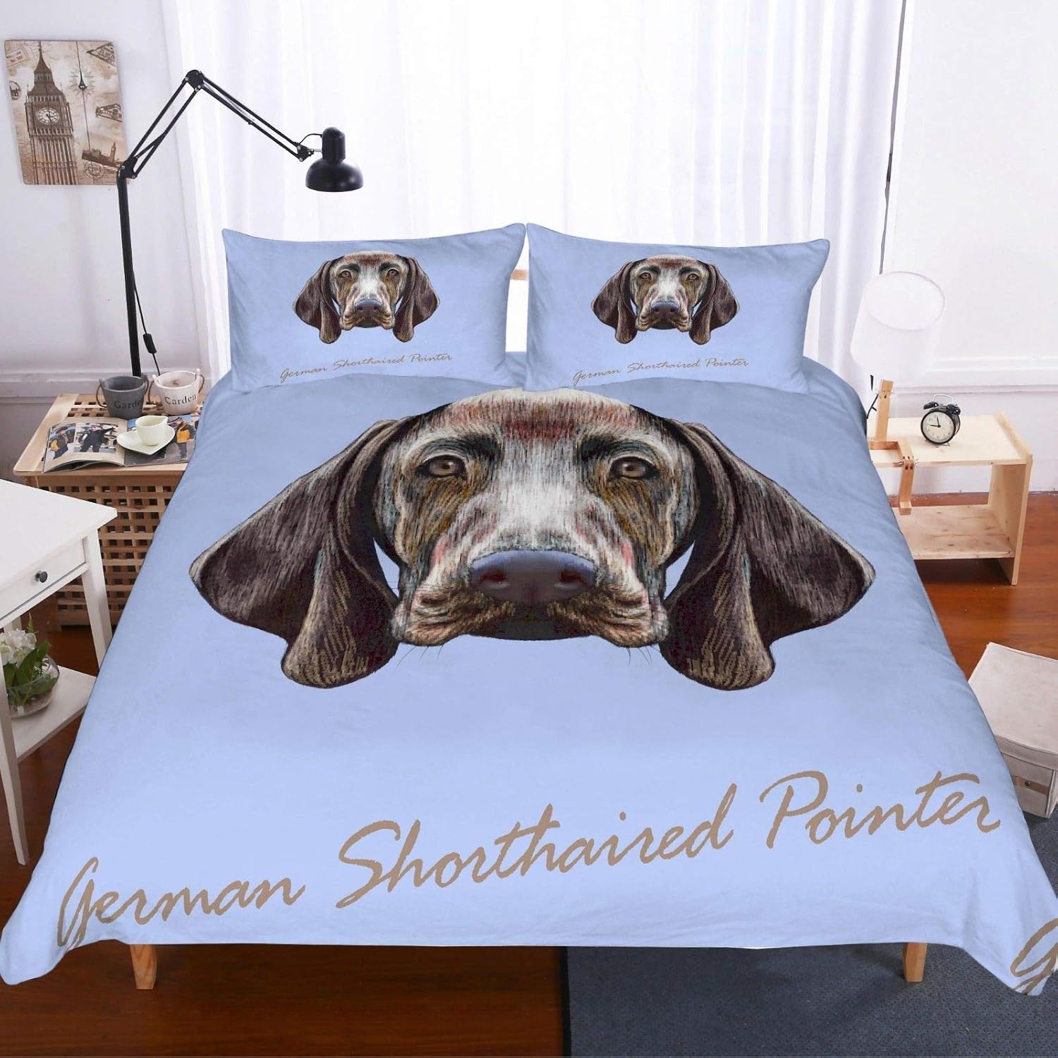 blue german shorthaired pointer