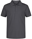 Nautica Boys' School Uniform Short Sleeve Polo