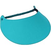 The Incredible Sunvisor, Available in Beautiful Solid Colors, Perfect for The Summer! (Turquoise)