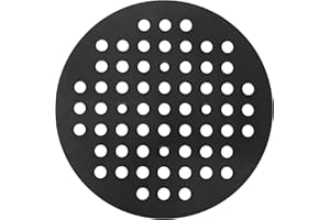 VANKEY 11.5in Round Cast Iron Fire Grate Replacement Parts for Kamado Joe Big Joe High Heat Charcoal Plate Fire Bottom Grate