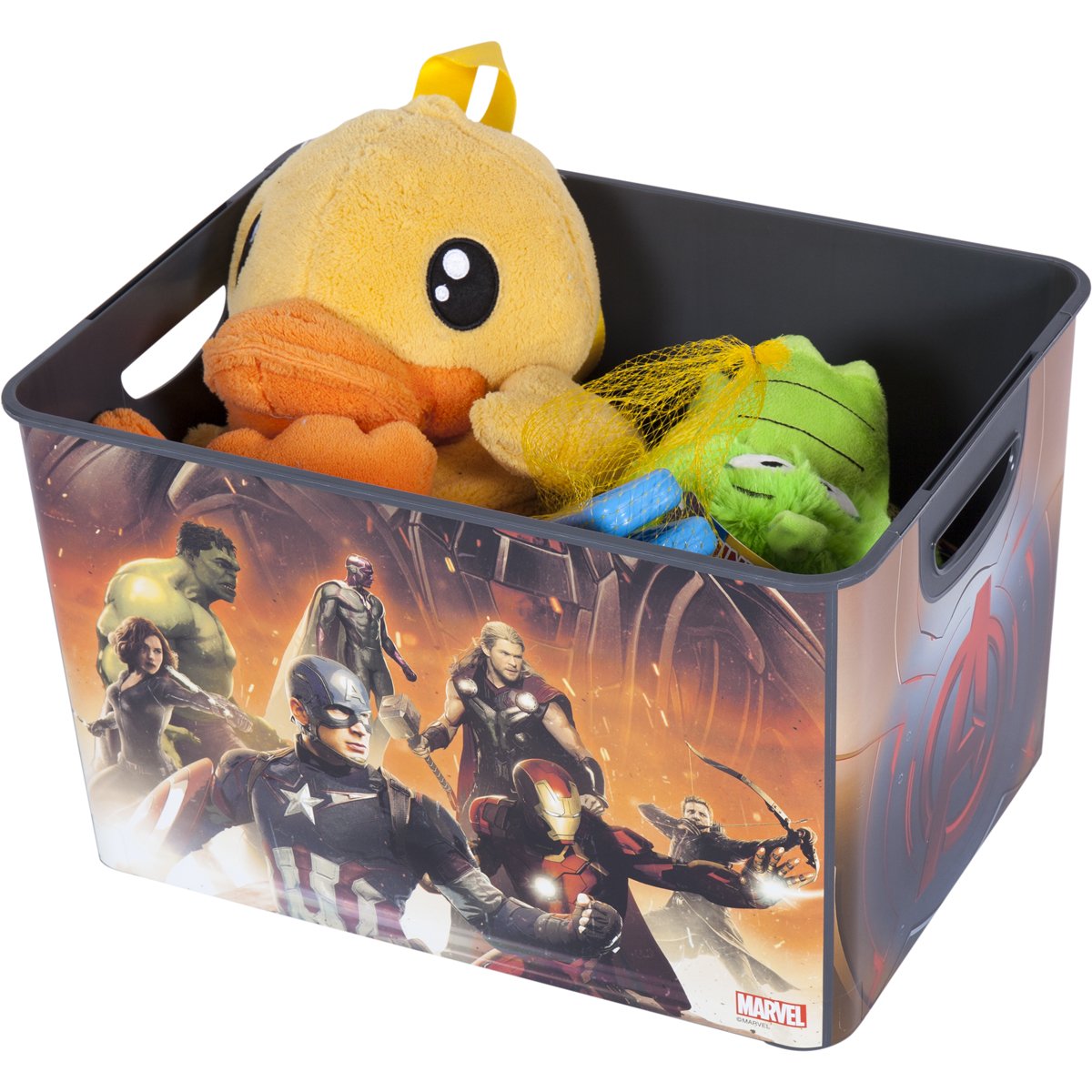 Pack of 3 Marvel Avengers Stackable Storage Boxes For Toys Games