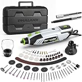 200W Rotary Tool Kit, 10000-38000 RPM 6 Speed Multi-Tool with Flex Shaft &amp; 132pcs Accessories Kit, Power Rotary Tools for DIY Crafts, Engraving, Sanding, Polishing &amp; Drilling
