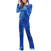 MessBebe Womens Sports Outfits Set 2 Piece Tracksuits for Women Workout Sweatsuits Long Sleeve Hoodie Sweatshirt Pants