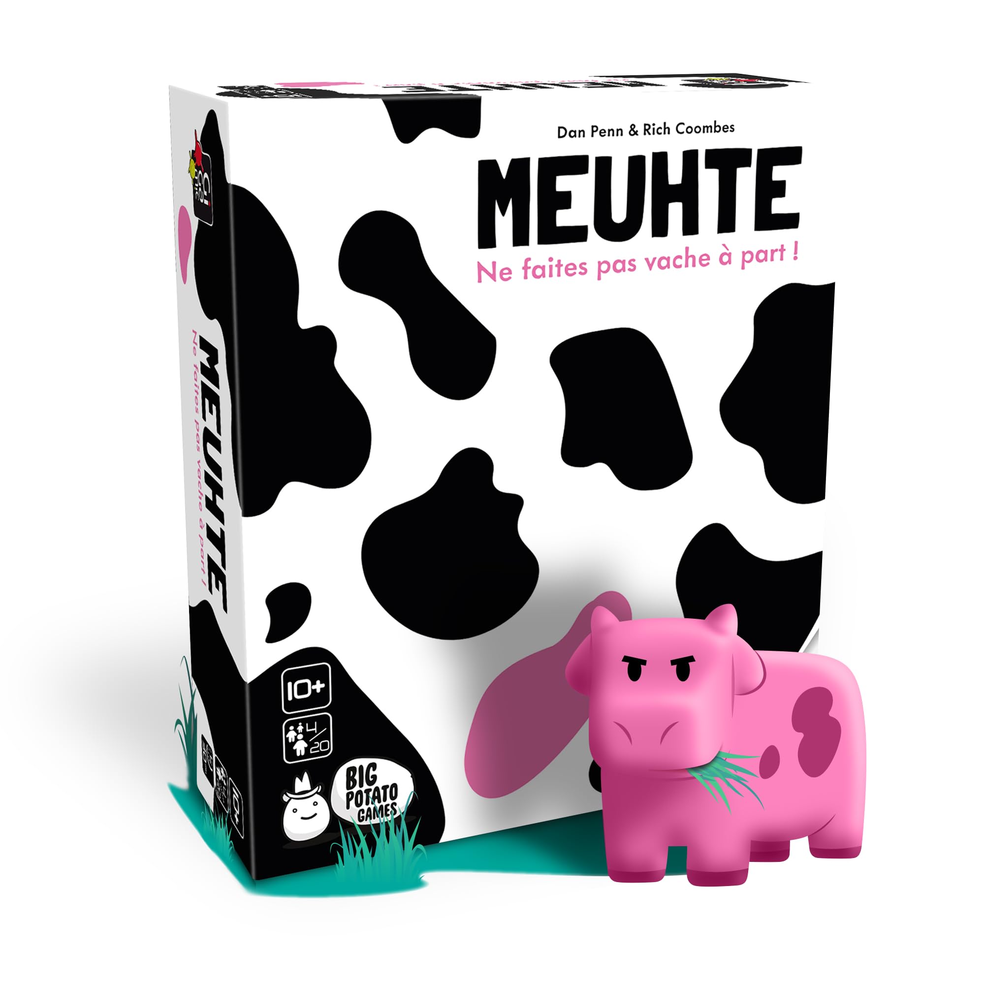 GIGAMIC Meuhte: Cow Themed Tabletop Adventure Game for 4-20 Players, Age 10+