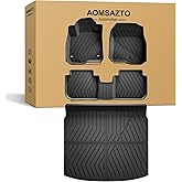All Weather Floor Mats Fit for Honda CR-V 2026 2025 2024 2023 (Include Hybrid) - AOMSAZTO Upper Cargo Mat TPE Floor Liners CRV Accessories Heavy Duty Cargo Liner Trunk Mat Upper Position Car Mats
