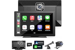 HAUXIY Wireless Carplay Screen for Car