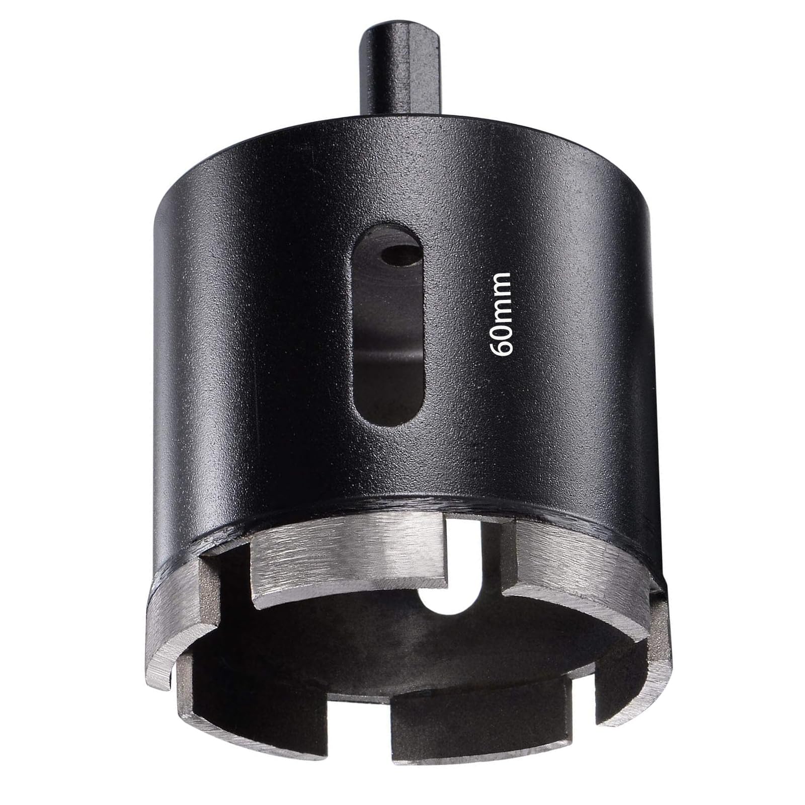 Yaowanguan Diamond Drill Bit Hole Saw Tools for Glass/Tile/Ceramic/Marble/Porcelain/Concrete Cutter Opener - Diamond Coating Drill Bit Black 60mm