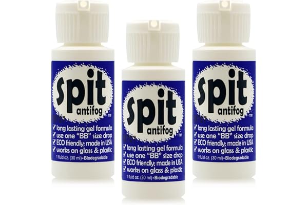 Jaws Spit Anti-Fog Gel Solution Defogger for Snorkel Mask, Scuba Divers, Paintball, Eye Wear, Sport Goggles, Made in The USA