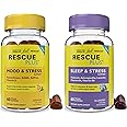Bach RESCUE Plus Gummy Day & Night Bundle 2 x 60 Count