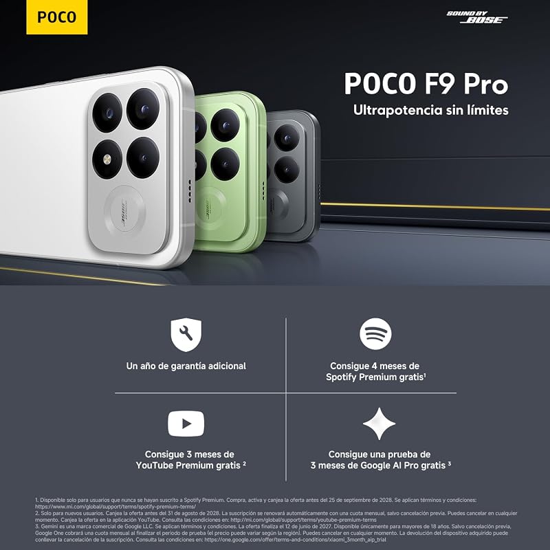 POCO F9 Pro, Smartphone 12+256, Preto, bateria 6330mAh, carregamento de 100 W