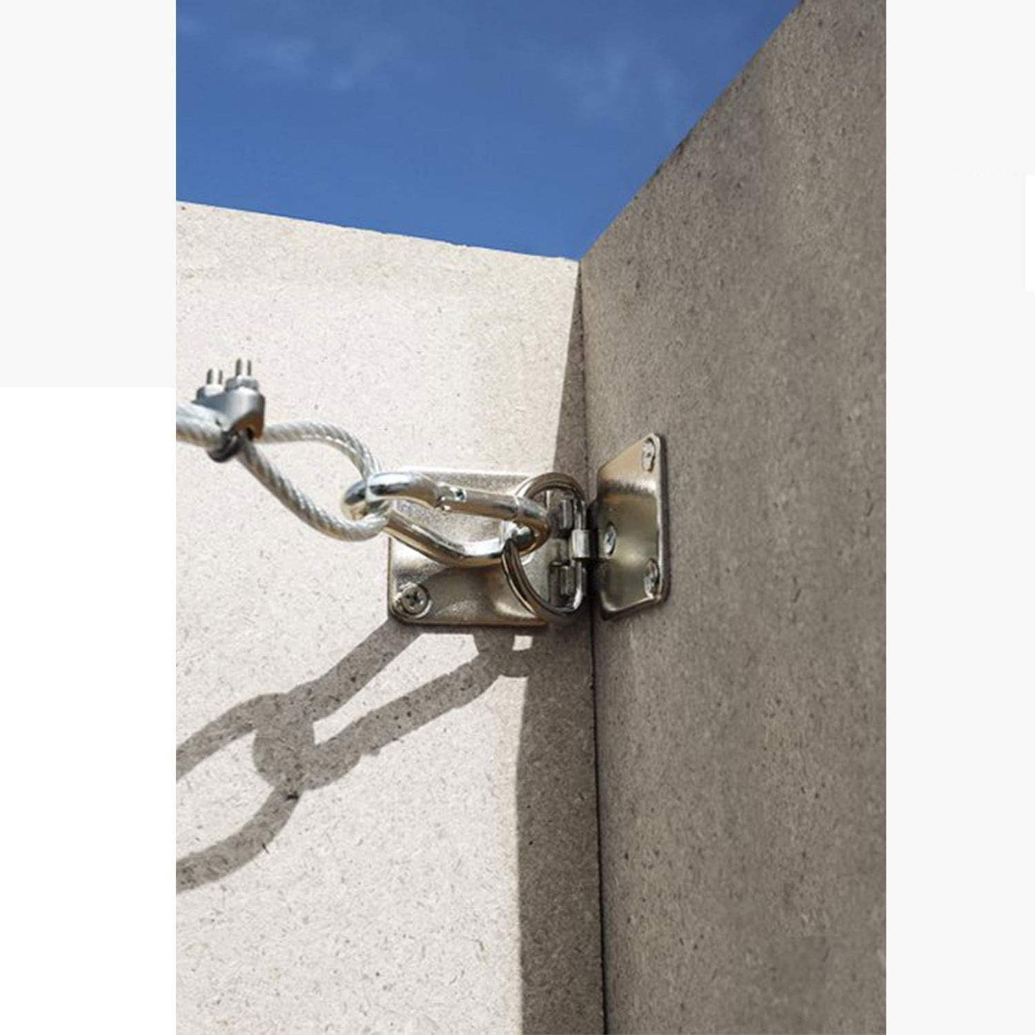 Windscreen4less Sun Shade Sail Hardware Kit 3 Pcs Flexible