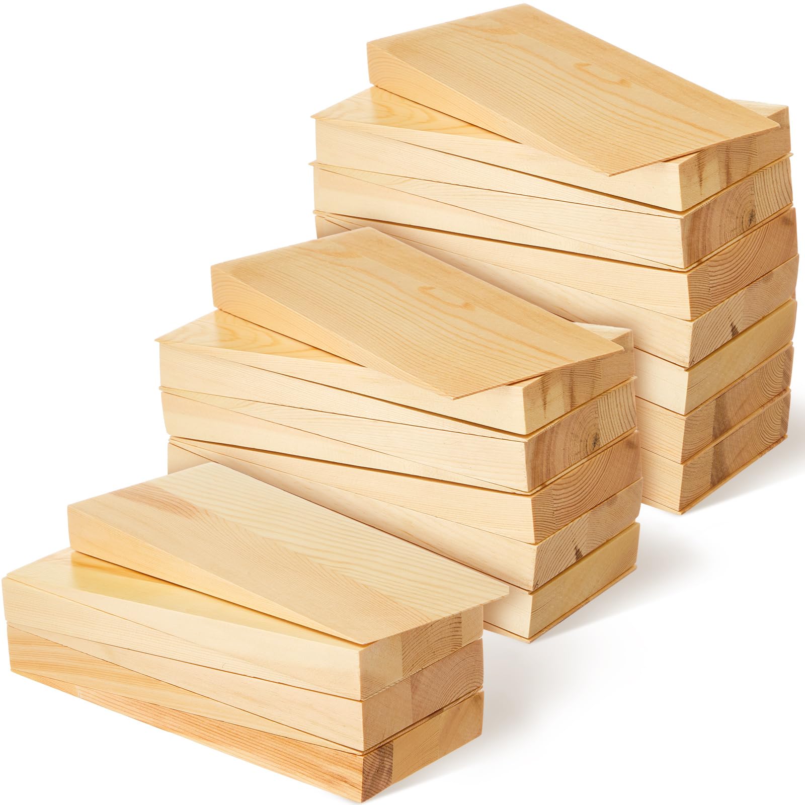 Photo 1 of Leinuosen 30 Pack Wood Shims Mobile Home Shims for Leveling 4" x 9" x 1" Mobile Home Skirting Pine Wood Wedge for Houses Rvs Buildings Trailer Stairs Steps Furniture Other Leveling