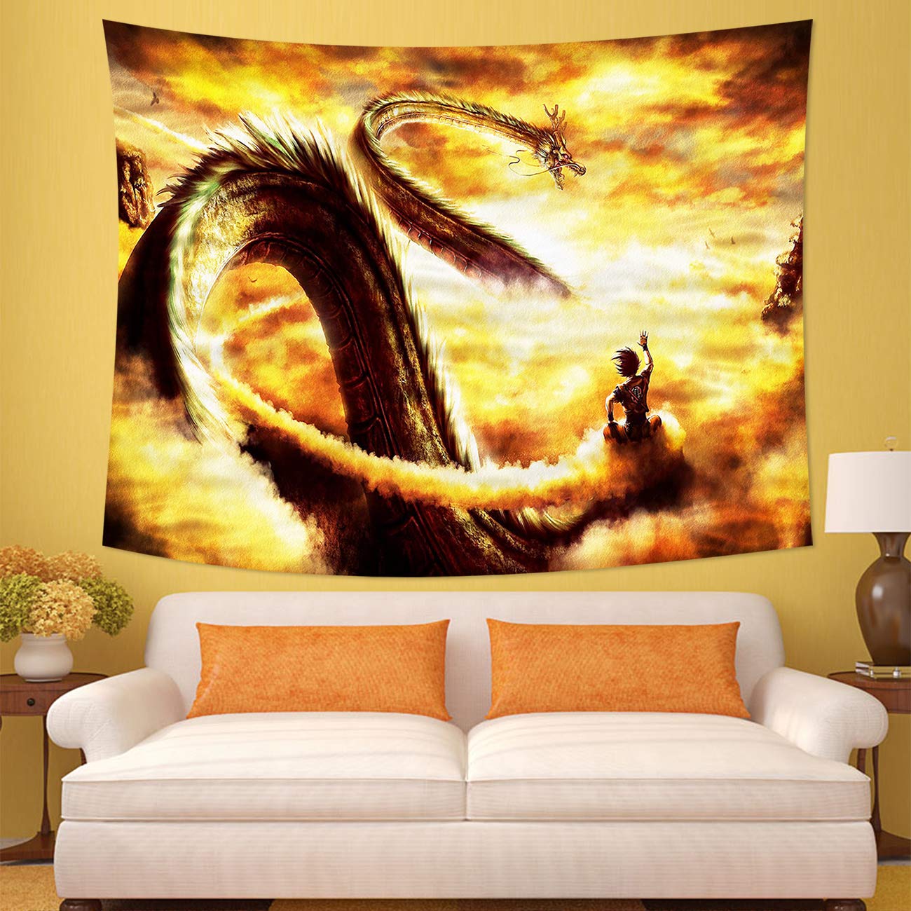 Buy Mewe Dragon Ball Z Tapestry Wall Hanging Anime Tapestry For