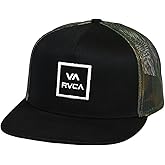 RVCA Men's Trucker Hat, Structured Hat with Stretch Mesh Back, Adjustable Snapback Closure