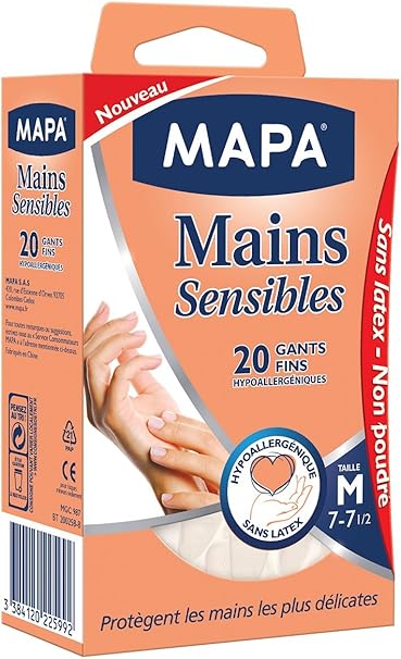 gants mapa mains sensibles