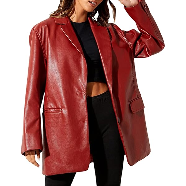 ジャケット・アウター FactelierTrench Coat Woman Amazon.com: The Classic Fit Blue Trench Real Leather Coat