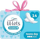 Lil-Lets Teen Towels Day Smartfit 14 Petite Pads with Wings view 1