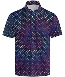 Funny Golf Shirts for Men Crazy Funny Golf Polo