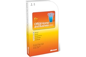 Microsoft Office Home and Business 2010 Product Key Card