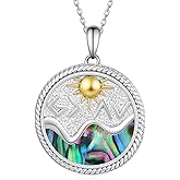 Lieditia God Is Greater than the Highs and Lows Necklace 925 Sterling Silver God Is Greater than the Highs and Lows Pendant Christian Faith Jewelry Gifts for Women