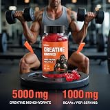 HOOLOO Creatine Gummies 5000 mg Monohydrate with 1000 mg BCAAs 60 Count view 2