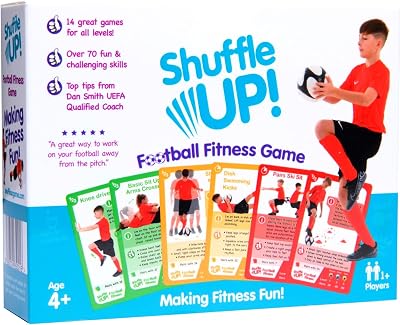 Shuffle Up Football Games - 70+ Skills Card Game for Kids