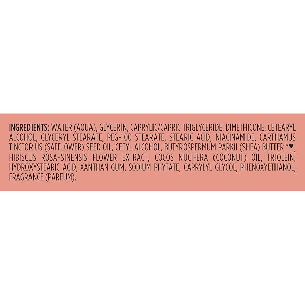 SHEAMOISTURE ILLUMINATING BODY LOTION WITH COCONUT OIL, HIBISCUS, NIACINAMIDE AND PRO-CERAMIDES, INSTANTLY ENHANCING SKIN’S NATURAL GLOW, 24H MOISTURIZING 16 OZ