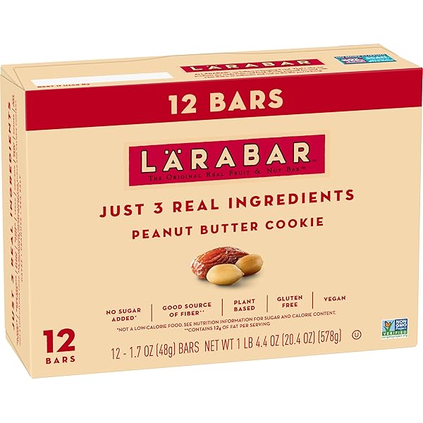 LARABAR PEANUT BUTTER COOKIE, FRUIT AND NUT BARS,...